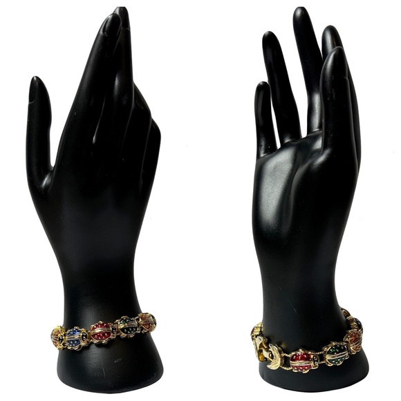 Vintage Ladybug Charm Bracelet - Picture 2 of 8